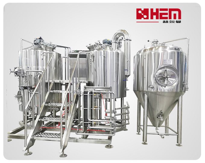 Turn key-Craft-Beer-Machine-2000L Hotel Beer Making Equipment