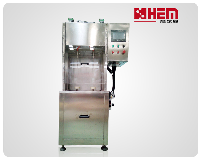 2 heads semi-automatic filling machine